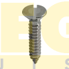 PARAFUSO AUTO ATARRAXANTE CABEÇA CHATA FENDA SIMPLES 3,9 X 22 DIN 7972 INOX A2