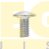 PARAFUSO CABEÇA LENTILHA TRAVA 5/16" 18-UNC X 1" AÇO CARBONO ZINCADO BRANCO