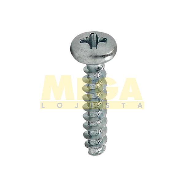 PARAFUSO PLASTIC CABEÇA PANELA CHAVE PHILLIPS 5,0 2.2 X 50 AÇO CARBONO ZINCADO BRANCO
