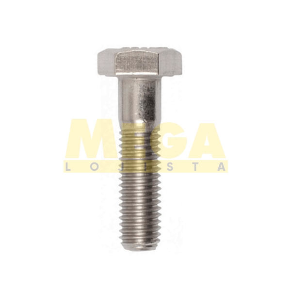 PARAFUSO SEXTAVADO ROSCA PARCIAL M6 1,00 MA X 75 DIN 931 AÇO CARBONO CLASSE 5.8 ZINCADO BRANCO